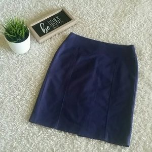 Royal blue pencil skirt